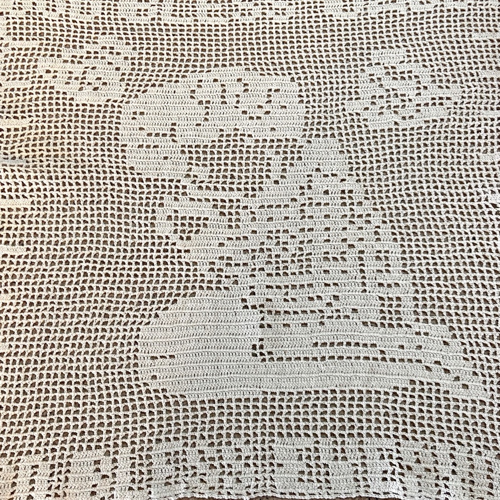 Handmade Crochet 35 years ago. Beautiful White cotton. Never used, only stored.